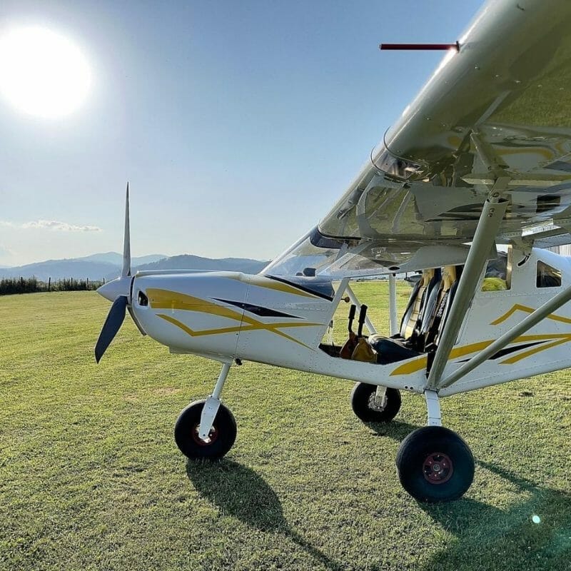 Zbor cu avionul de tip cost shared – Tur deasupra lacului Sfanta Ana 2