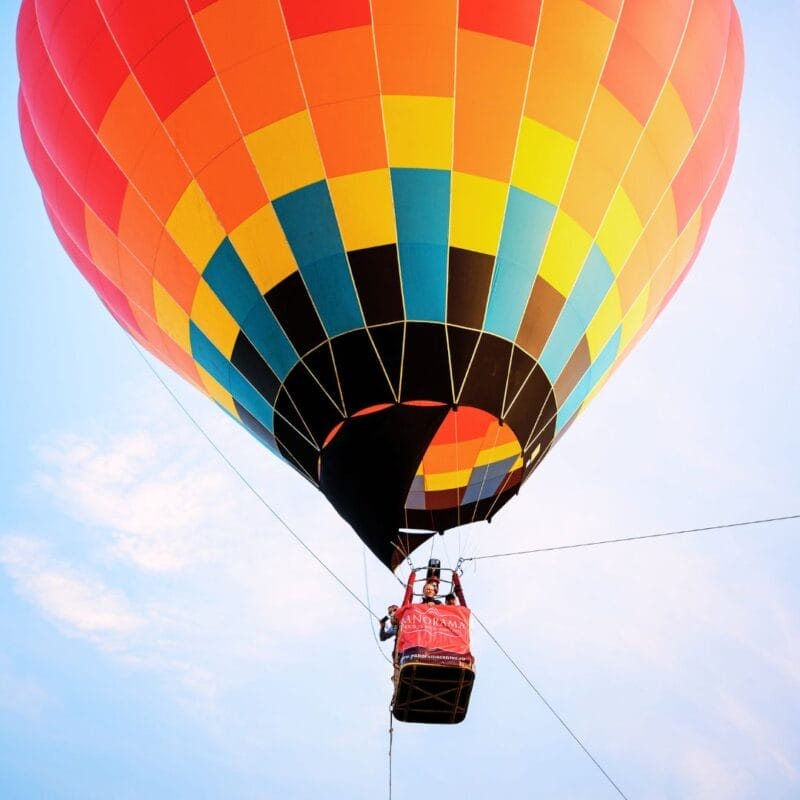 Tethered balloon flights 4