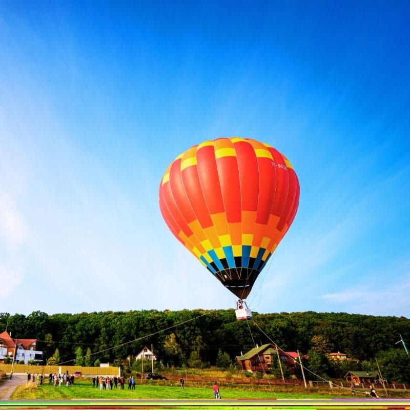 Hot air balloon ride - Brasov 3