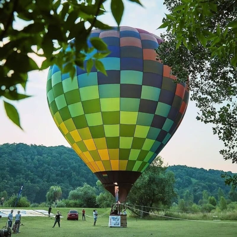 Hot air balloon ride - Brasov 1